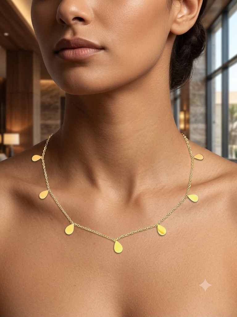 [Neck-81-2] Charm-ing (Tear.Gold)