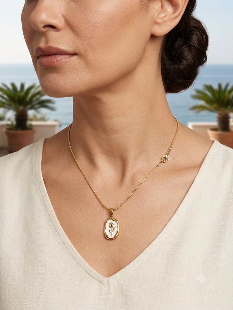 [Neck-81-7] Charm-ing (Rose.Gold)