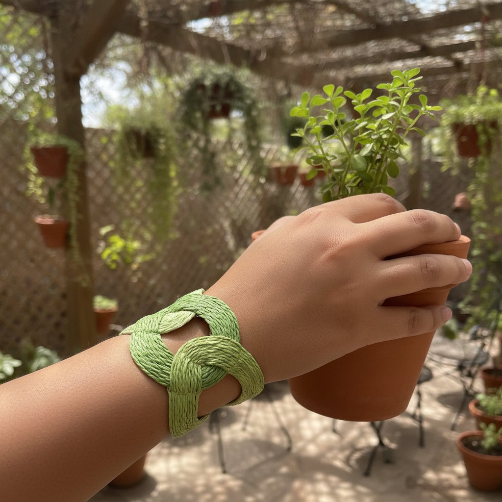 [Brac-76-1.1] Braided Chic (1.Green)