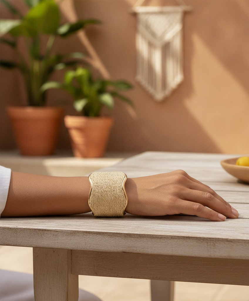 [Brac-76-4.1] Braided Chic (4.Beige)