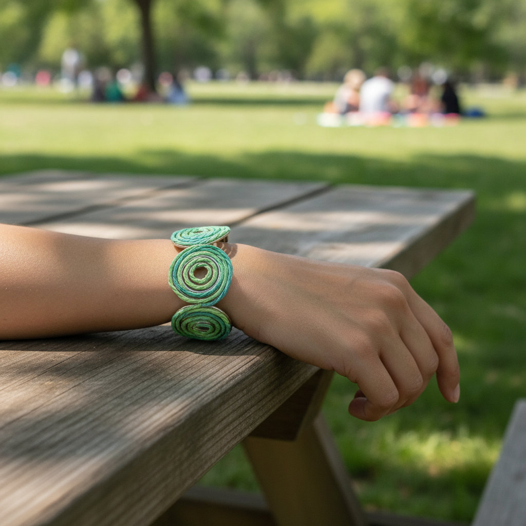 [Brac-76-5.2] Braided Chic (5.Green)