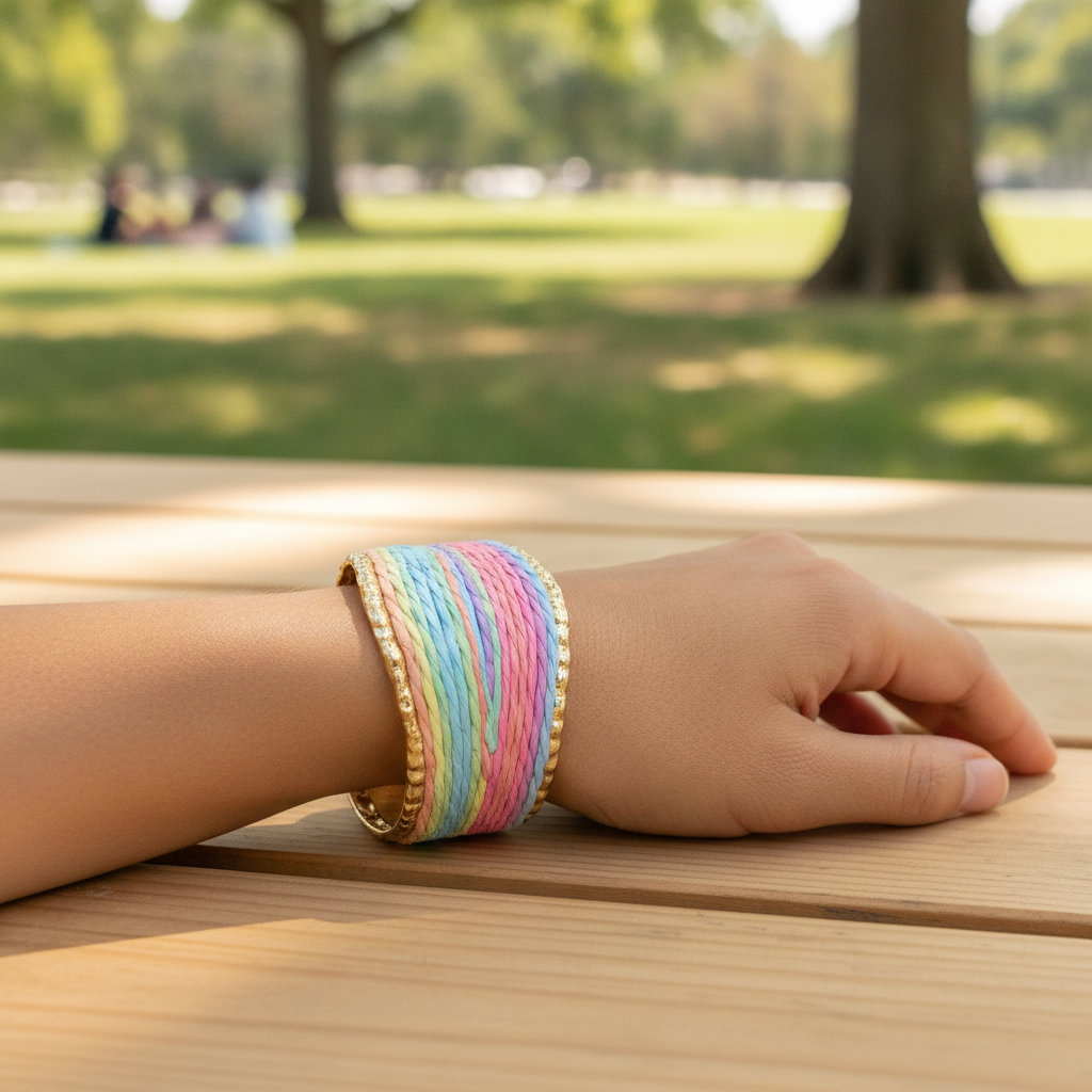 [Brac-76-6.1] Braided Chic (6.Colorful)