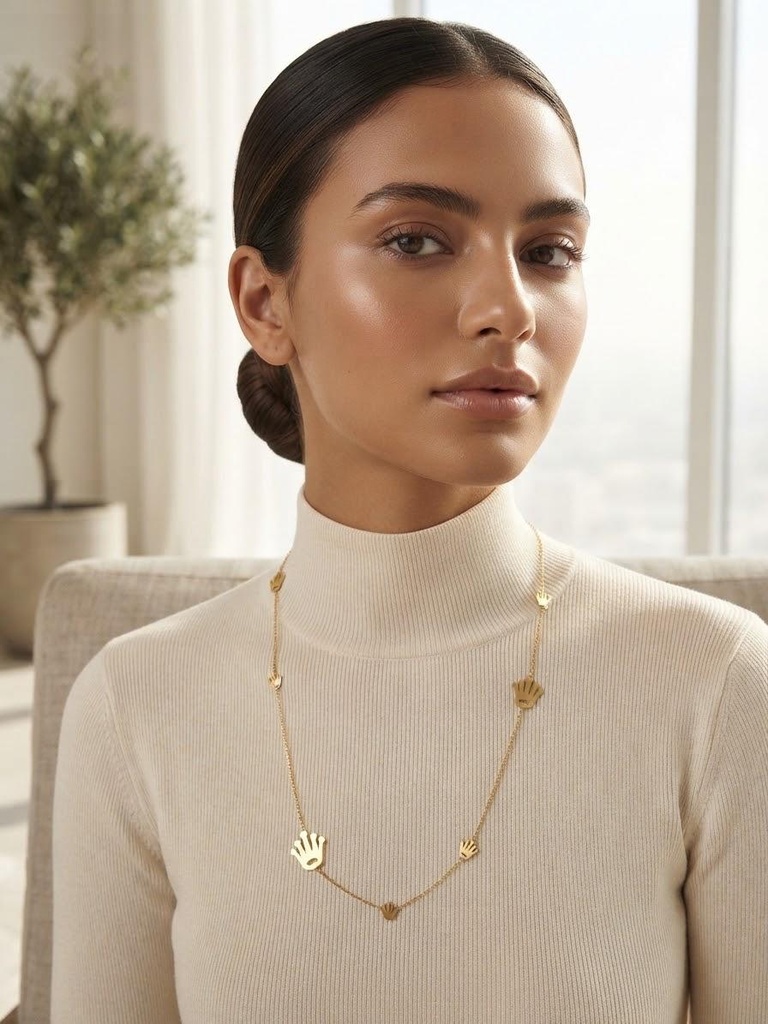 [Neck-131] Crown layered