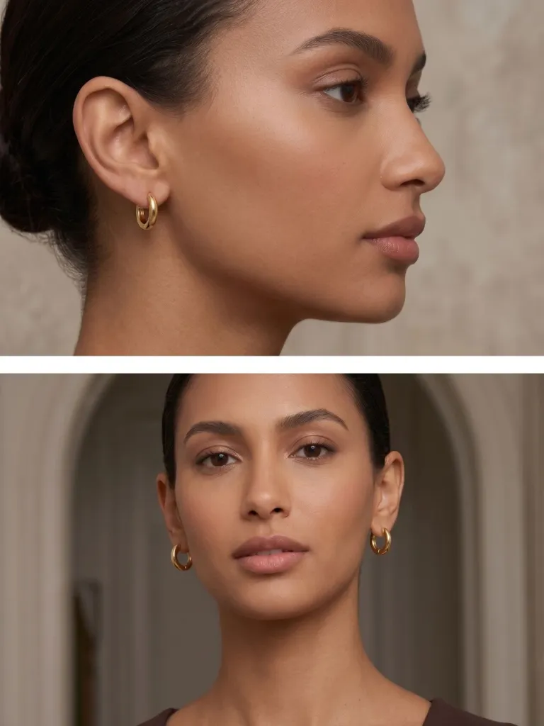 [Eari-00051-1-0.5] Stud Set (2.Gold Single)