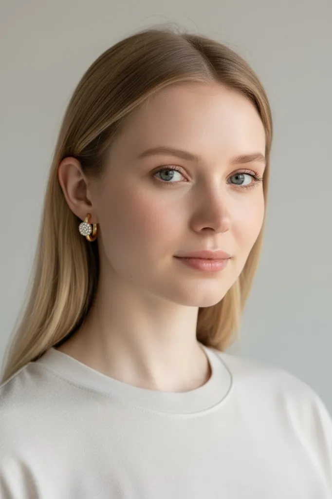 [Eari-00050-2] Studs (Diamonds Circle)