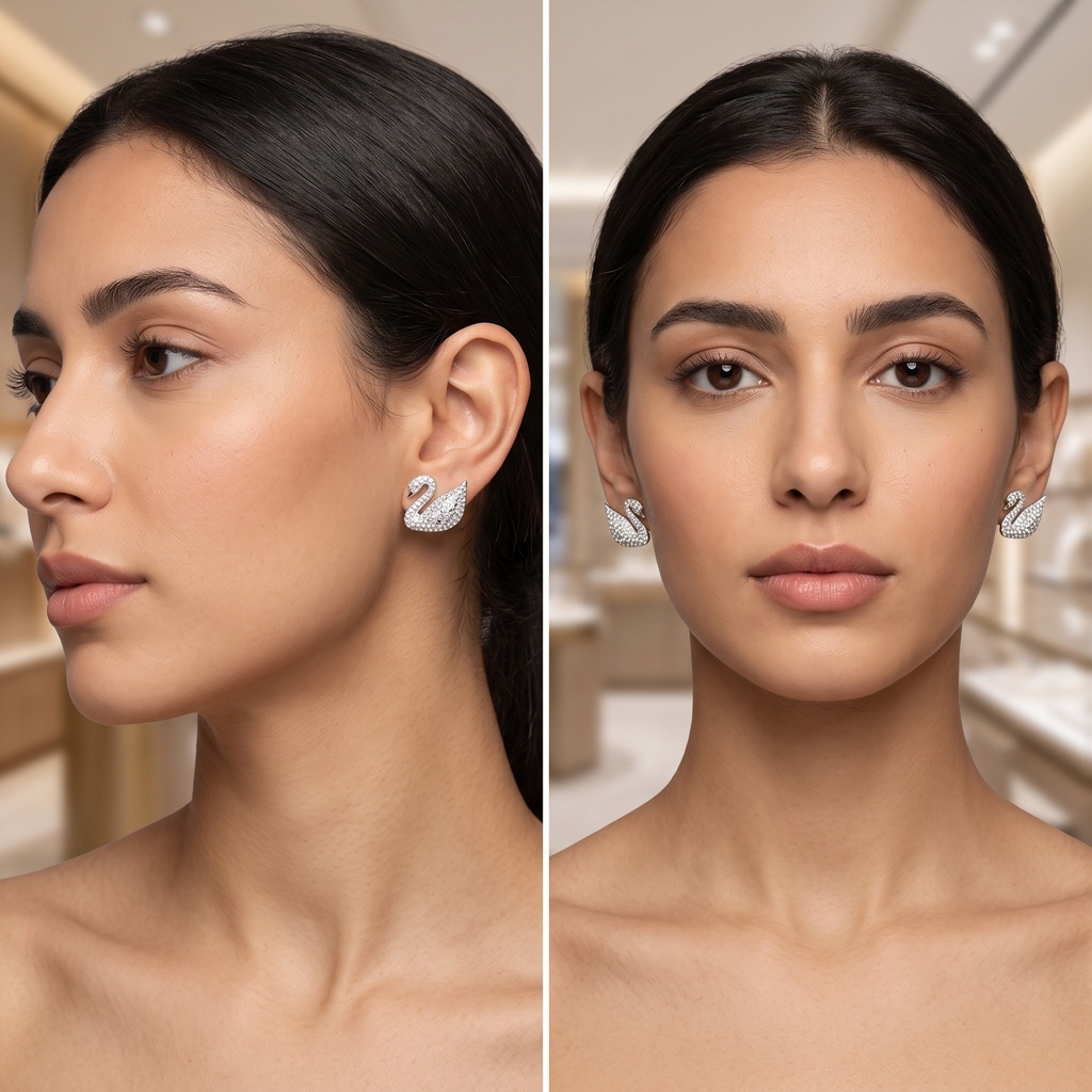 [Eari-00051-12-0.5] Stud Set (Diamond Goose Single)