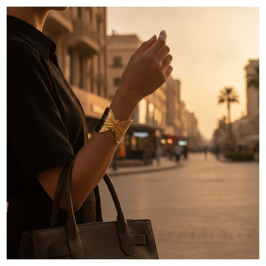 [Brac-00020] The Twist Cuff Butterfly