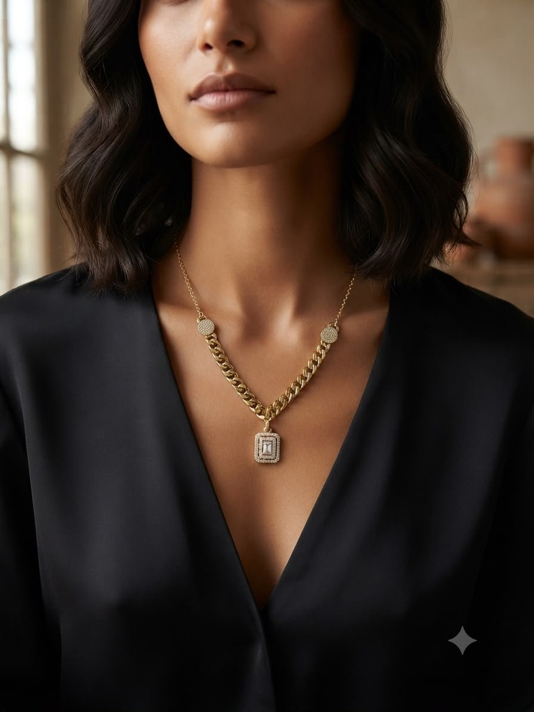 [Neck-00036] Studded Glam