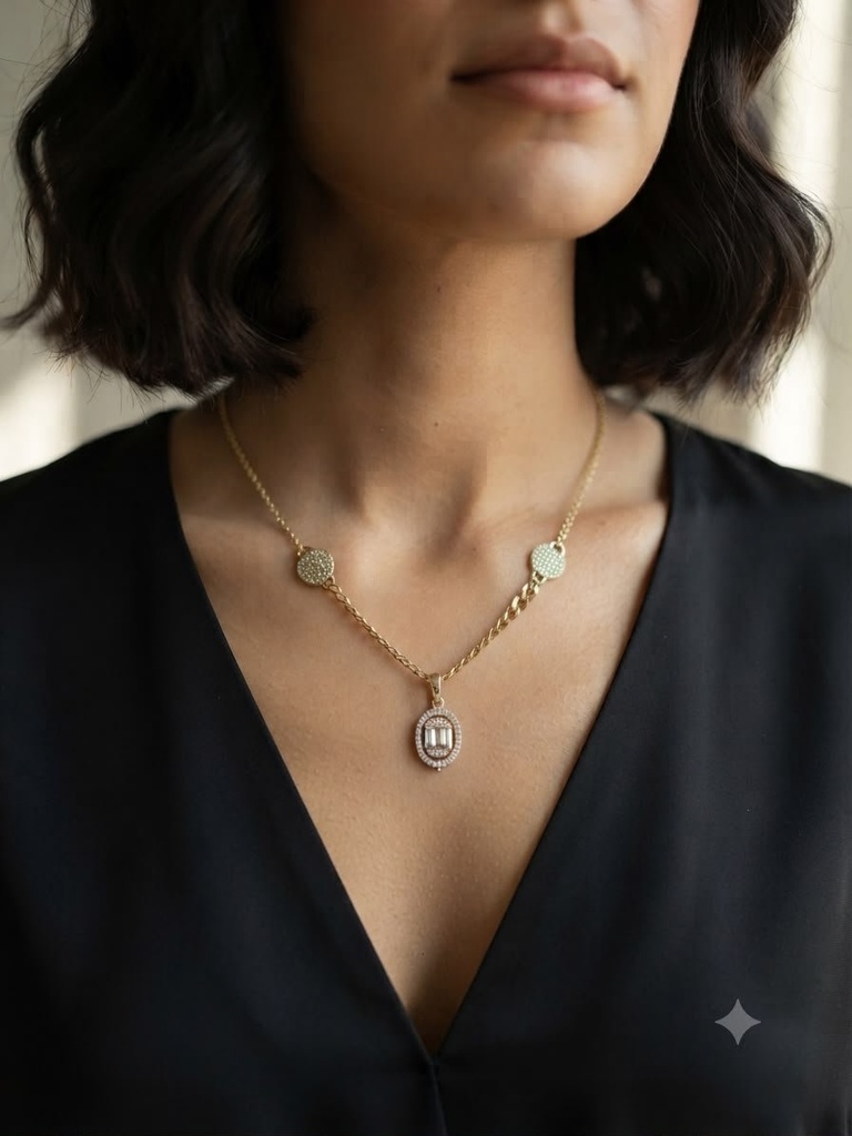 [Neck-00037] Studded Glam